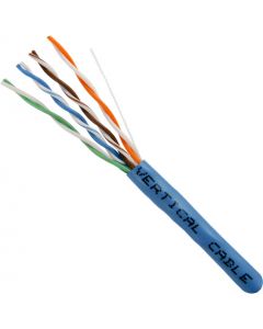 Vertical Cable 151-102/BL utp cat5e, 100% cobre sólido 8c, 350 mhz, 24awg, pvc color azul, caja 305mts (1,000ft)