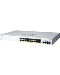 Cisco CBS220-24FP-4G-NA cbs220-24fp-4g managed l2 gigabit ethernet (10/100/1000) power over (poe) white