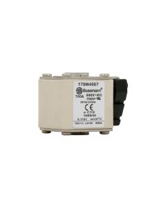 Bussmann 170M4567 Eaton Fusible Semiconductor Tubo de Ceramica Europeo 700A 690V 1GKN50 AR UC  170M4567 fuse-link, high speed, 700 a, ac 690 v, size 1, 53 x 69 51 mm, ar, iec, ul, single indicator