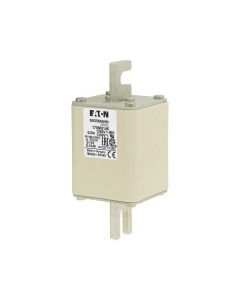 Eaton 170M5146 bussmann series high speed square body fuse, 630a, 100 kaic, class ar, din 43 620, standard, clearing at 1000v: 575000 , 1250v: 730000, with centre-bolted tags (slotted), top fuse status indicator, 110w