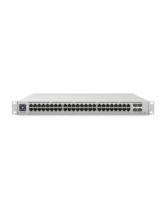 Ubiquiti Networks USW-ENTERPRISE-48-POE unifi switch enterprise administrable capa 3, 48 puertos 2.5gbe rj45 poe+, 4 10g sfp+, 720w, con pantalla táctil de 1.3
