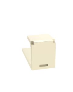 Panduit CMBEI-X módulo vacío mini-com, marfil eléctrico