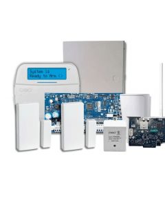 Dsc NEO-RF-LCD-LTE neo-rf-lcd-iplte-sb paquete neo 32 zonas /comunicador dual tl280le/panel hs2032/teclado rf lcd hs2lcdrf9n/2 contactos pg9303/1 pir inalámbrico pg9914/transformador/gabinete gmx003. sin batería #losprincipales  #plandebeneficios #león