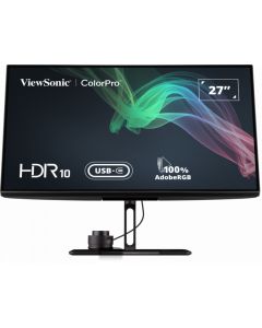Viewsonic VP2786-4K vp series monitor de computadora 68.6 cm (27) 3840 x 2160 pixeles 4k ultra hd ips negro