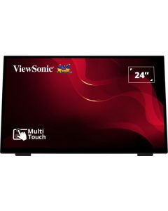 Viewsonic TD2465 pantalla de señalización panel plano interactivo 61 cm (24) led 250 cd  m² full hd negro táctil