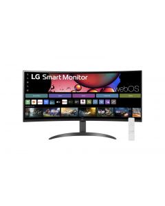 Lg 34SR60QC-B monitor lcd smart 34 21:9 curvo wqhd (3440x1440) webos