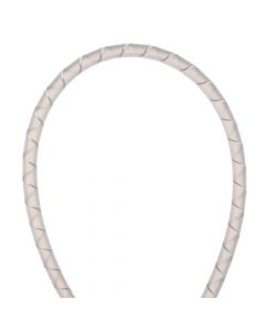 Panduit T50FR-CY spiral wrap, natural, fr pe, 0.375 min dia., 100 roll, pk1