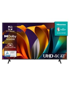 Hisense 43A6N televisor 109.2 cm (43) 4k ultra hd smart tv wifi negro