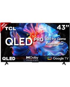 Tcl 43Q5K televisor q5k 43 4k uhd direct led wifi 2.4 ghz+bluetooth v5.2 dolby atmos google tv multi compatibilidad