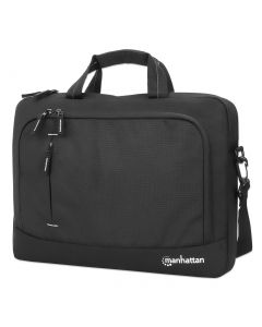 Manhattan 440363 maletín para laptop 35.8 cm (14.1) bolsa tipo mensajero negro
