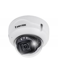 Vivotek FD839-EHV - camara ip vortex essential series domo exterior 5 megapixeles, lente fijo 2.8mm, microfono integrado, ir 30 mts, wdr pro, ip66, ik10, ndaa, almacenamiento interno 256gb