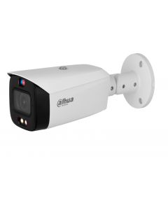 Dahua DH-IPC-HFW3849T1-AS-PV - camara ip bullet tioc 4k/ 8 megapixeles/ wizsense/ iluminador dual/ 30 metros de luz visible e ir/ sirena y estrobo con roja azul/ smd 4.0/  microfono integrado/ ranura microsd/ poe/