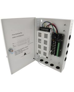 Dahua DH-PFM342-9CH - fuente de poder 12 vcc 10 amper/ con distribuidor para 9 camaras/ indicadores led por canal/ voltaje entrada 90 vca-264v/ fusibles intercambiables/ gabinete metalico cerradura/ protección contra descargas/