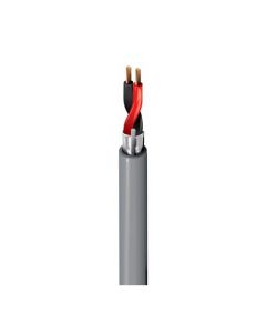 Belden 5200FE 0081000 cable de audio comercial y seguridad 008100 forro pvc gris cmr riser 2c/16awg 2 conductores calibre 16 awg