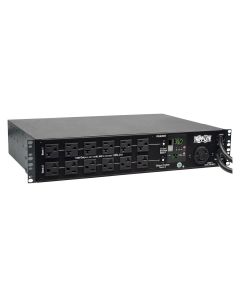 Tripp Lite PDUMH30AT pdu monofásico de 2.9kw con medidor digital local switch transferencia automática, 2 entradas l5-30p 120v, 24 tomacorrientes 5-1520r y 1 l5-30r, 2u, taa