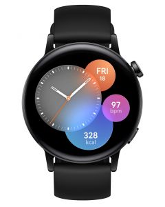 Huawei 55027140 watch gt 3 3.35 cm (1.32) amoled 42 mm negro gps (satélite)
