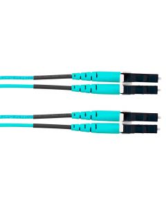 FX2ELLNLNSNM010 Cordón de parcheo de fibra Opti-Core 2, OM3, dúplex LC, LSZH