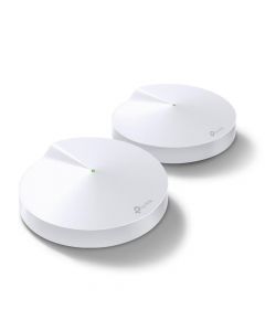 Tp-Link DECOM5-2PACK deco m5(2-pack) kit de 2 routers mesh para hogar doble banda wi-fi 5 ac1300 mbps con puertos gigabit wan/lan, 4 antenas internas, además app (ios, android) y protección homecare.