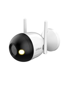 Dahua DH-F2C-LED dh-ipc-f2cn-led-0280b - cámara ip bullet wifi de 2 megapíxeles full color con alcance 30 metros, h.265, luz cálida, dwdr y ranura microsd