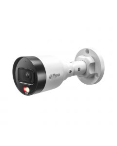Dahua DH-IPC-HFW1439S1-A-IL -cámara ip bullet de 4 megapíxeles/dual light/ lente 2.8mm/ 94 grados apertura/ micrófono integrado/ 15 metros iluminación con luz visible/ h.265+/ wdr 120 db/