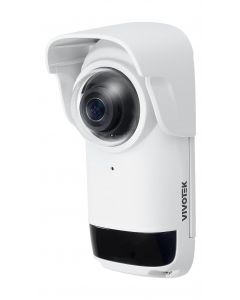 Vivotek CC9381-HV-V2 - cámara ip panorámica exterior de 5 mp con visión 180º, smart ir 15 mts, ip66, ik10, wdr pro, micrófono integrado, deep search ia, vca,trend micro, stream iii, ndaa, onvif