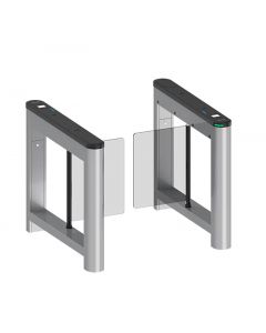 Zkteco SATURN-S1000 saturns1000 - barrera peatonal tipo swing bidireccional / equipada con un motor dc brushless hasta 3 millones de ciclos acero spcc laminado en frío vidrio templado 2.5d