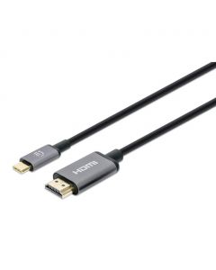 Manhattan 153591 cable adaptador de usb-c a hdmi 4k@60hz