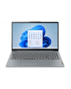Lenovo 82X70004LM ideapad slim 3 15iru8 intel core i3 i3-1315u computadora portátil 39.6 cm (15.6) pantalla táctil full hd 8 gb lpddr5-sdram 512 ssd wi-fi 6 (802.11ax) windows 11 home español gris