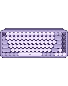 Logitech 920-011519 pop keys teclado usb + bluetooth qwerty inglés lavanda, violeta