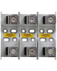 Bussmann JM60200-3CR Eaton Series Jm Modular Fuse Block, Cr, 110-200 A, Three-Pole, Class J, 200 Ka, Knife Blade End X End, Kaic, 600 V