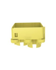 Panduit FRIDT4X4LYL enrutador de 2 puerto fiberrunner, 4x4, amarillo