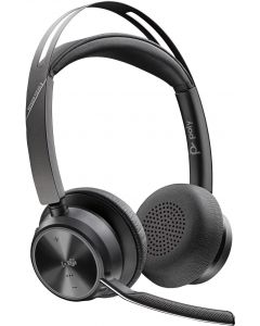 Poly 9T9J6AA voyager focus 2 microsoft teams certified usb-c-c headset +usb-ca adapter +charging stand