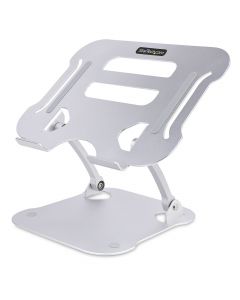 Startech ADJ-LAPTOP-RISER soporte ergonómico de ordenador para sobremesa - base portátil altura ajustable aluminio 10kg plegable elevador riser