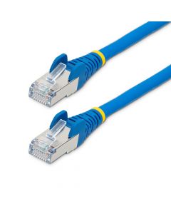Startech NLBL-3F-CAT6A-PATCH Startech.com cable de 0.9m red ethernet cat6a - azul low smoke zero halogen (lszh) 10gbe 500mhz poe++ 100w snagless sin pestillo rj-45 sftp