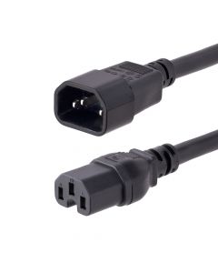 Startech H1415-10F-POWER-CORD Startech.com cable de 3m extensión - c14 a c15 15a 125v 14awg alimentación servicio pesado corriente ac