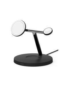 Belkin WIZ017TTBK - base de carga inalámbrica con magsafe + adaptador corriente ca