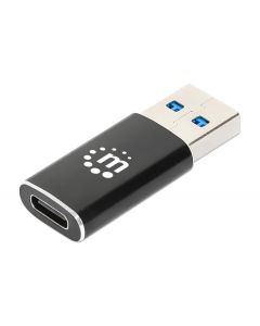 Manhattan 153980 cambiadores de género cables usb a c negro