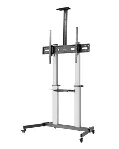 Manhattan 462563 soporte para tv 2.54 m (100) negro, plata