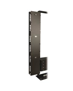 Tripp-Lite SRCABLEVRT12 tripp lite sujetador de cable vertical alta capacidad, 30.48 cm [12] - ducto peine doble con tapa