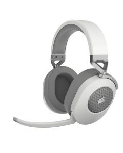Corsair CA-9011286-NA2 hs65 wireless auriculares para juegos multiplataforma con bluetooth - dolby 7.1 sonido envolvente micrófono omnidireccional icue pc, mac, ps5, ps4, nintendo switch, móvil blanco