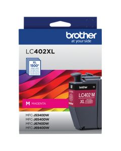 Brother LC402XLMS cartucho de tinta 1 pieza(s) original alto rendimiento (xl) magenta