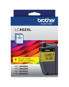 Brother LC402XLYS cartucho de tinta 1 pieza(s) original alto rendimiento (xl) amarillo