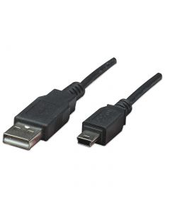 Manhattan 322638 1m usb cable 2.0 a negro