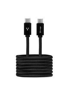Vorago CAB-124-BK cable de alimentación negro 1 m usb c
