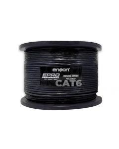 Enson EPRO-CAT6-FTP cable ftp cat6 forro pvc blindado 4 pares calibre 23 awg 100% cobre uso interior bobina 1000 pies 305 metros