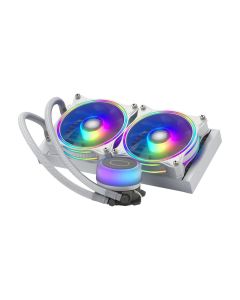 Cooler Master MLX-D24M-A18PW-R1 masterliquid ml240 illusion white edition procesador sistema de refrigeración líquida todo en uno blanco