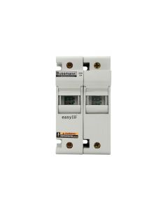 Bussmann CH30J2I eaton bussman portafusible modular para fusibles clase j con indicador,series ch fuse holder, 30 a, two-pole, class j, thermoplastic housing, tin-plated copper clip, panel, 35 mm din rail, 600 vac/dc