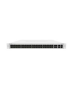 Mikrotik CRS354-48P-4S+2Q+RM switch gigabit ethernet CRS354-48P-4S+2Q+RM, 48 puertos poe 10/100/1000mbps + 4 sfp+, 2 qsfp+, 700w - administrable