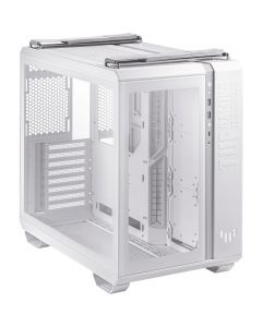 Asus GT502/WHT/TG GT502/WHT/TG// gabinete gt502 tuf gaming white / atx, micro-atx, mini-itx dual chamber chassis panel frontal con usb type-c diseño full modular vista panorámica