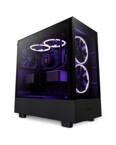 Nzxt CC-H51EB-01 h5 elite midi tower negro, transparente
